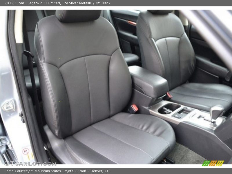 Ice Silver Metallic / Off Black 2012 Subaru Legacy 2.5i Limited