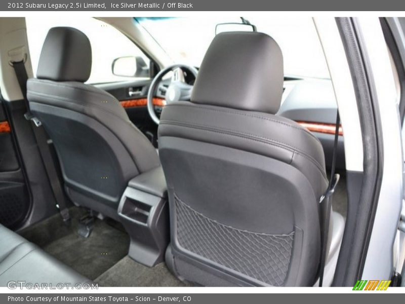 Ice Silver Metallic / Off Black 2012 Subaru Legacy 2.5i Limited