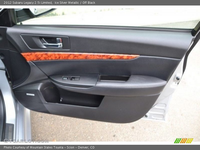 Ice Silver Metallic / Off Black 2012 Subaru Legacy 2.5i Limited