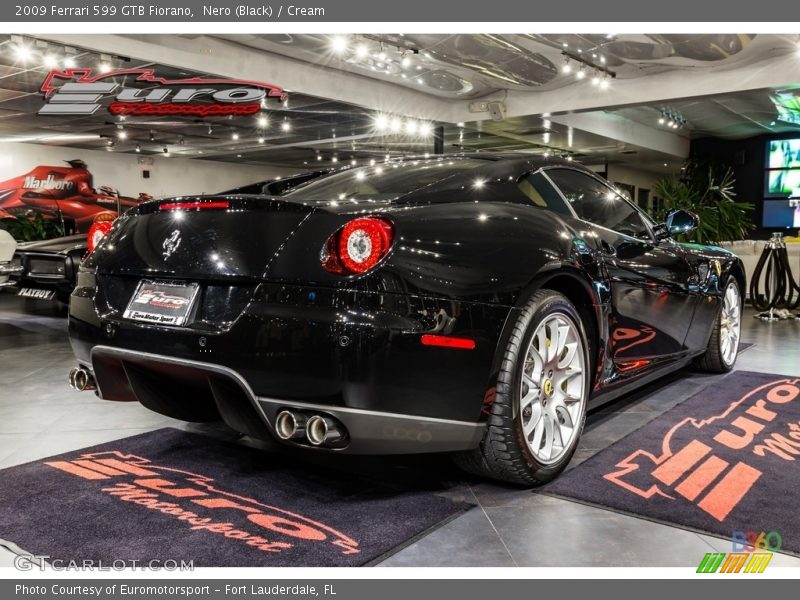 Nero (Black) / Cream 2009 Ferrari 599 GTB Fiorano