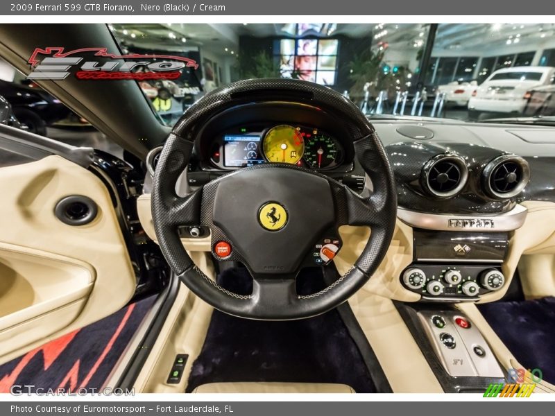 Nero (Black) / Cream 2009 Ferrari 599 GTB Fiorano
