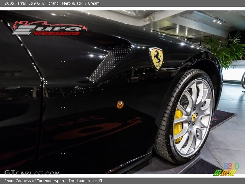 Nero (Black) / Cream 2009 Ferrari 599 GTB Fiorano