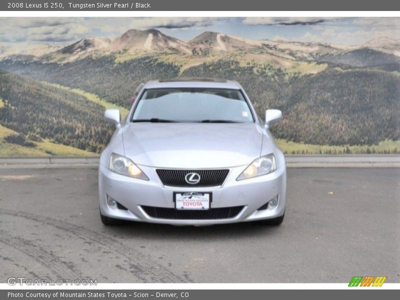 Tungsten Silver Pearl / Black 2008 Lexus IS 250