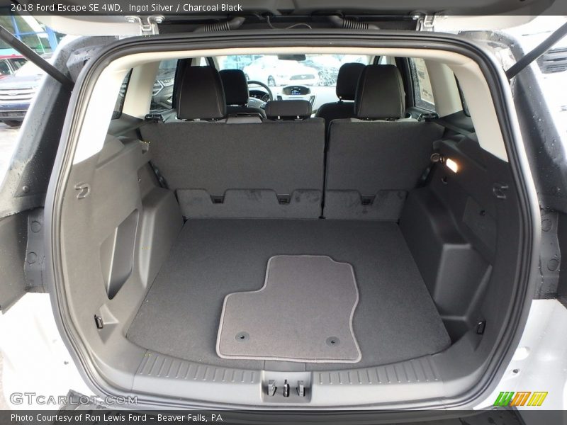 Ingot Silver / Charcoal Black 2018 Ford Escape SE 4WD