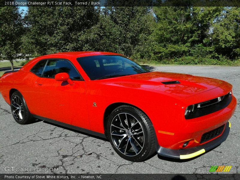 Torred / Black 2018 Dodge Challenger R/T Scat Pack