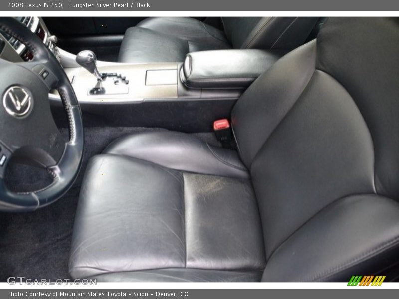 Tungsten Silver Pearl / Black 2008 Lexus IS 250