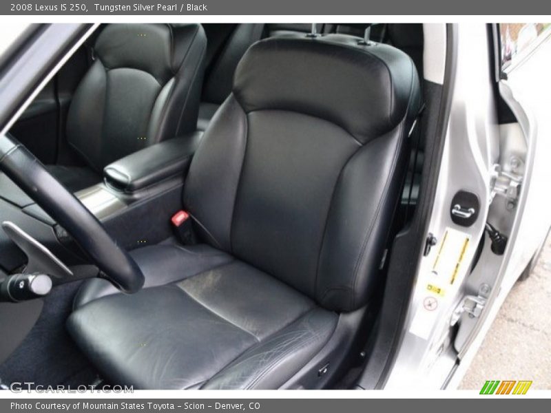 Tungsten Silver Pearl / Black 2008 Lexus IS 250