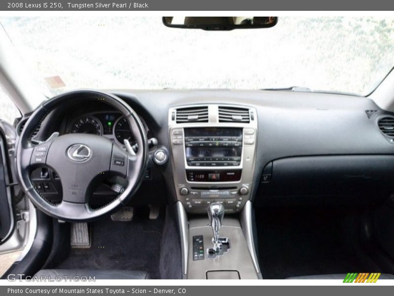 Tungsten Silver Pearl / Black 2008 Lexus IS 250
