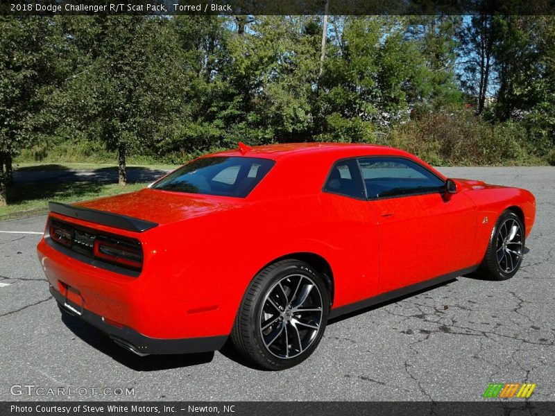 Torred / Black 2018 Dodge Challenger R/T Scat Pack