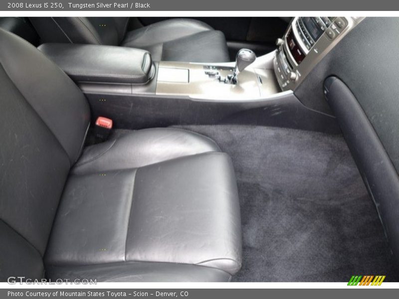 Tungsten Silver Pearl / Black 2008 Lexus IS 250