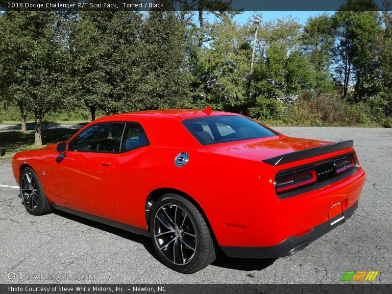 Torred / Black 2018 Dodge Challenger R/T Scat Pack