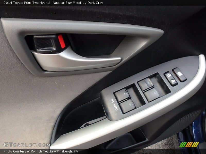 Nautical Blue Metallic / Dark Gray 2014 Toyota Prius Two Hybrid