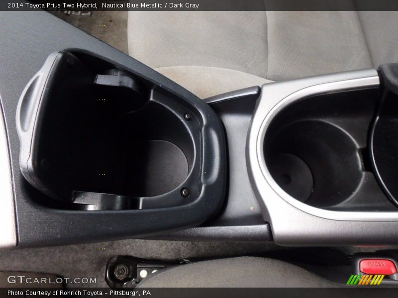 Nautical Blue Metallic / Dark Gray 2014 Toyota Prius Two Hybrid