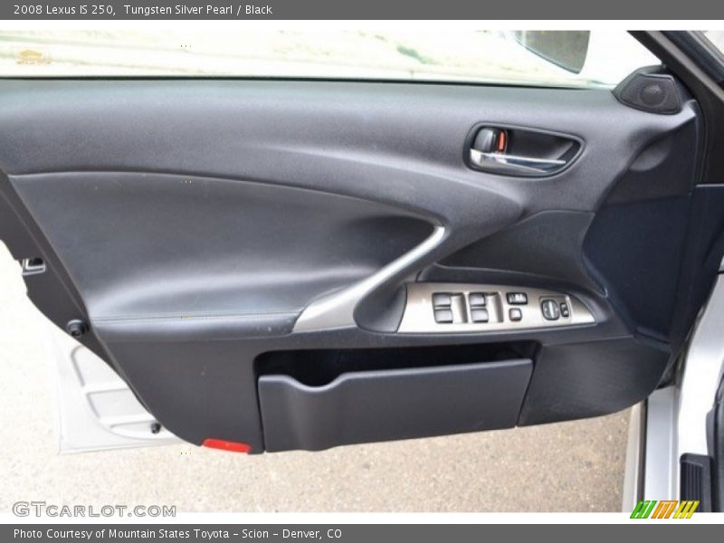 Tungsten Silver Pearl / Black 2008 Lexus IS 250