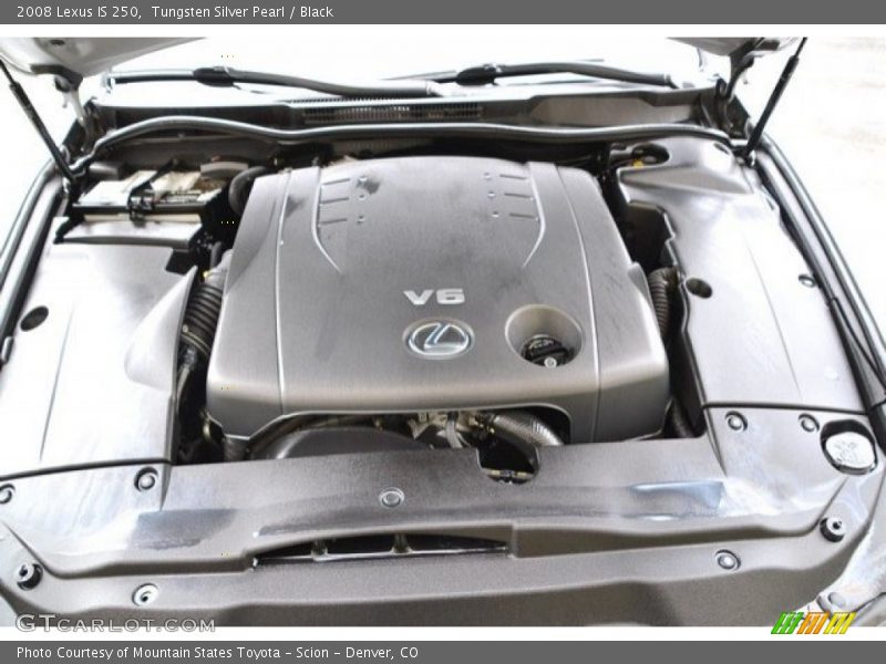 Tungsten Silver Pearl / Black 2008 Lexus IS 250