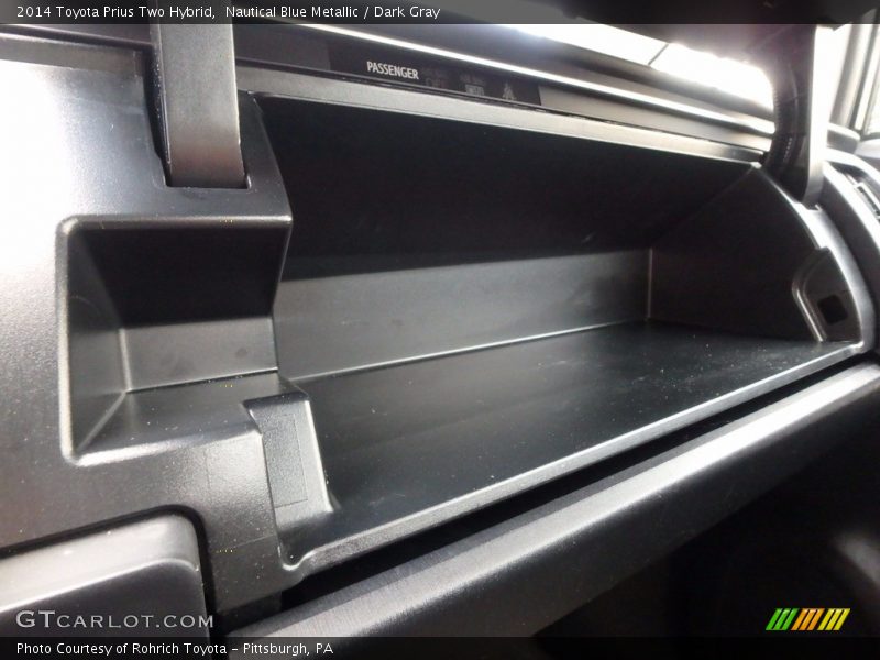 Nautical Blue Metallic / Dark Gray 2014 Toyota Prius Two Hybrid
