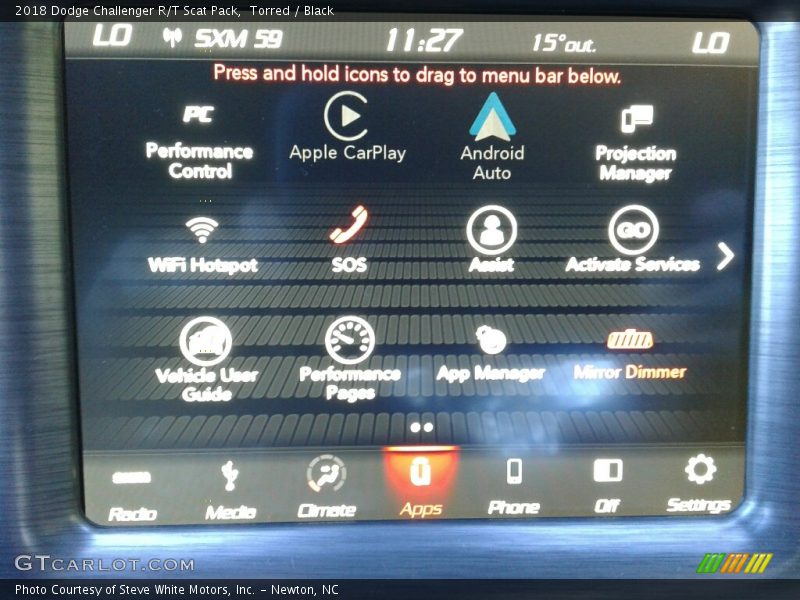 Torred / Black 2018 Dodge Challenger R/T Scat Pack