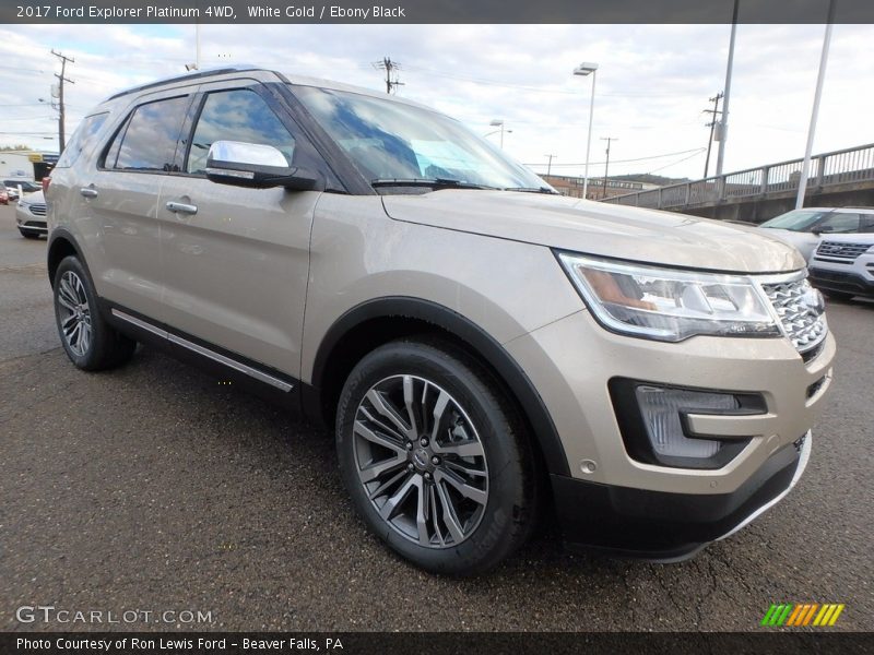  2017 Explorer Platinum 4WD White Gold