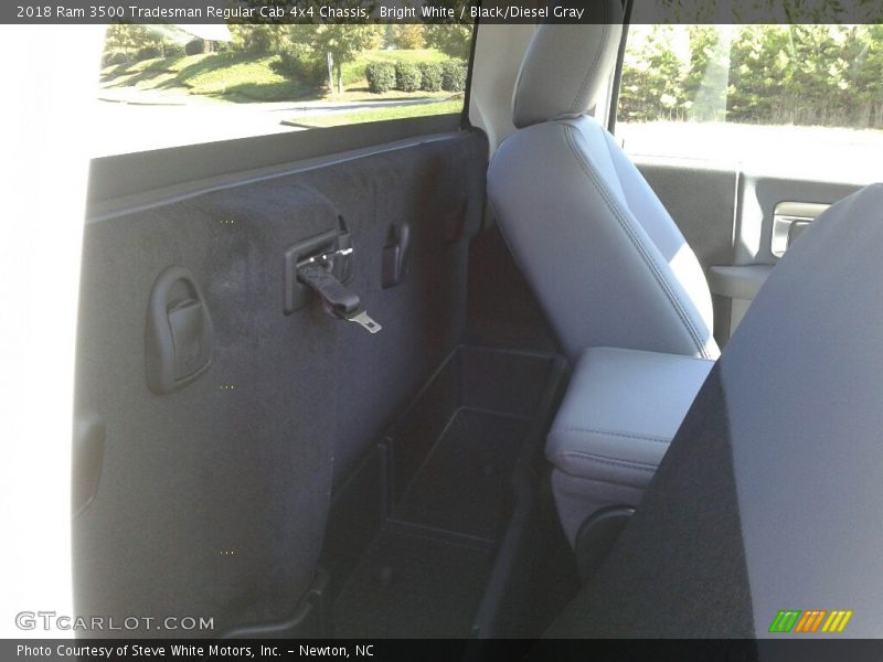 Bright White / Black/Diesel Gray 2018 Ram 3500 Tradesman Regular Cab 4x4 Chassis