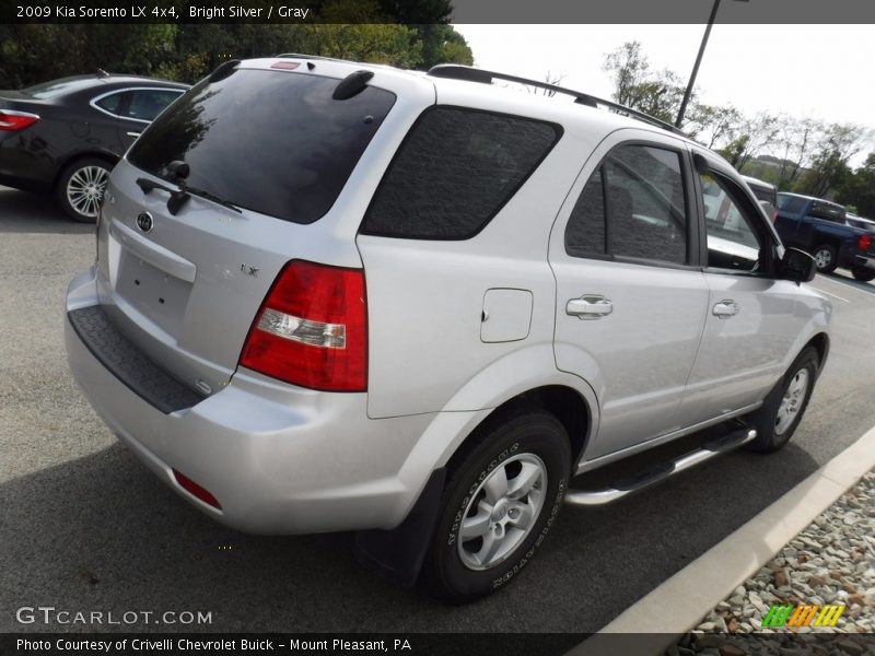 Bright Silver / Gray 2009 Kia Sorento LX 4x4