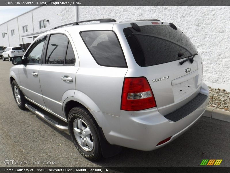 Bright Silver / Gray 2009 Kia Sorento LX 4x4