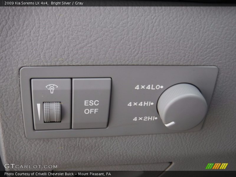 Bright Silver / Gray 2009 Kia Sorento LX 4x4