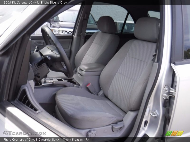 Bright Silver / Gray 2009 Kia Sorento LX 4x4