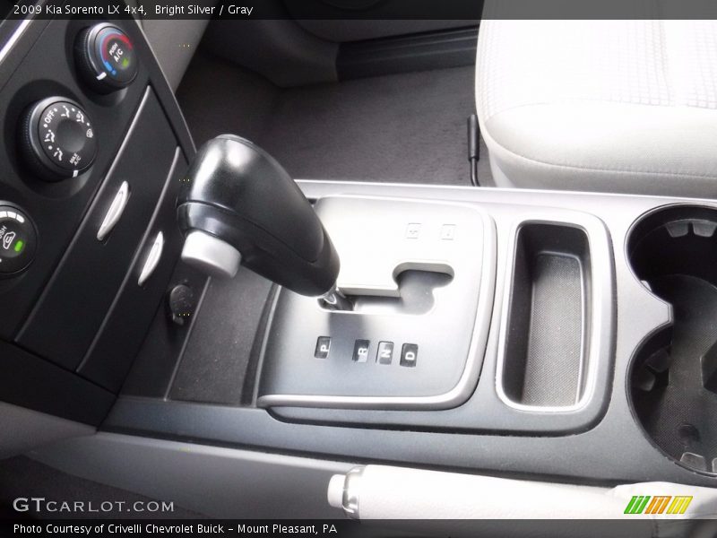 Bright Silver / Gray 2009 Kia Sorento LX 4x4