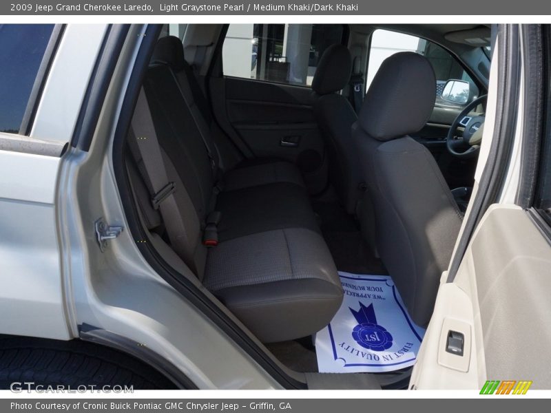 Light Graystone Pearl / Medium Khaki/Dark Khaki 2009 Jeep Grand Cherokee Laredo