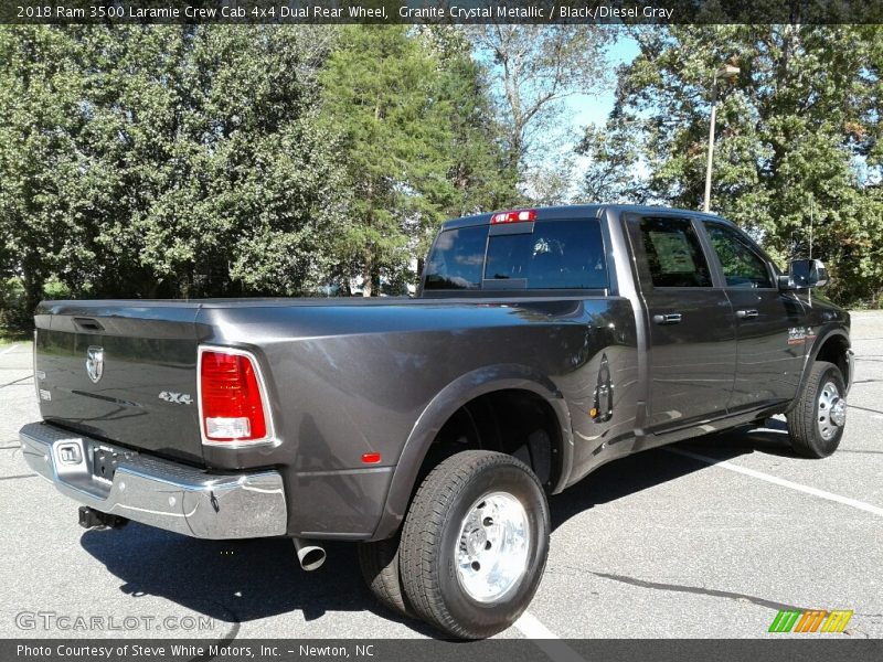 Granite Crystal Metallic / Black/Diesel Gray 2018 Ram 3500 Laramie Crew Cab 4x4 Dual Rear Wheel