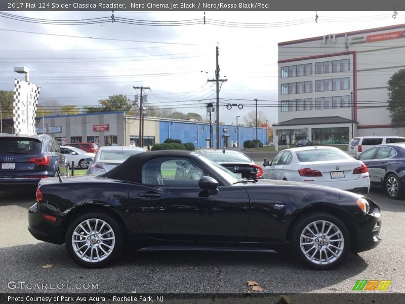 Nero Cinema Jet Black / Nero/Rosso Black/Red 2017 Fiat 124 Spider Classica Roadster