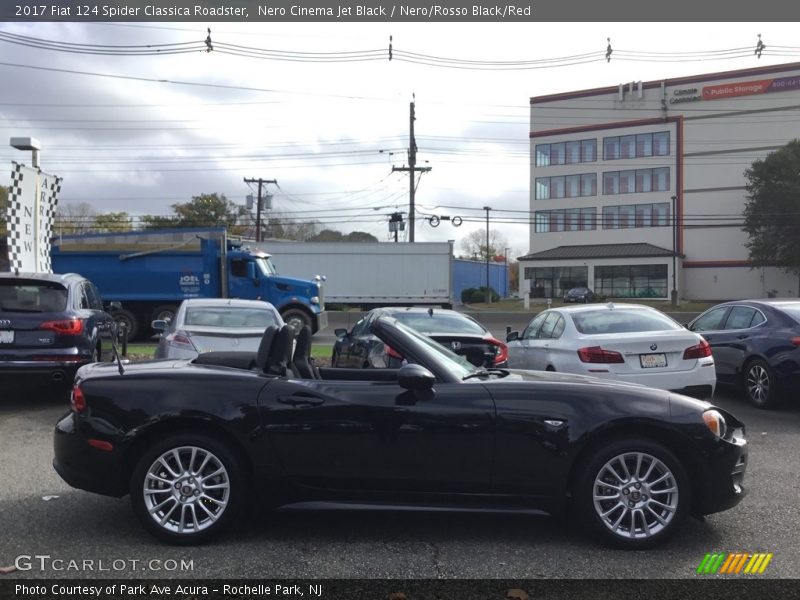 Nero Cinema Jet Black / Nero/Rosso Black/Red 2017 Fiat 124 Spider Classica Roadster