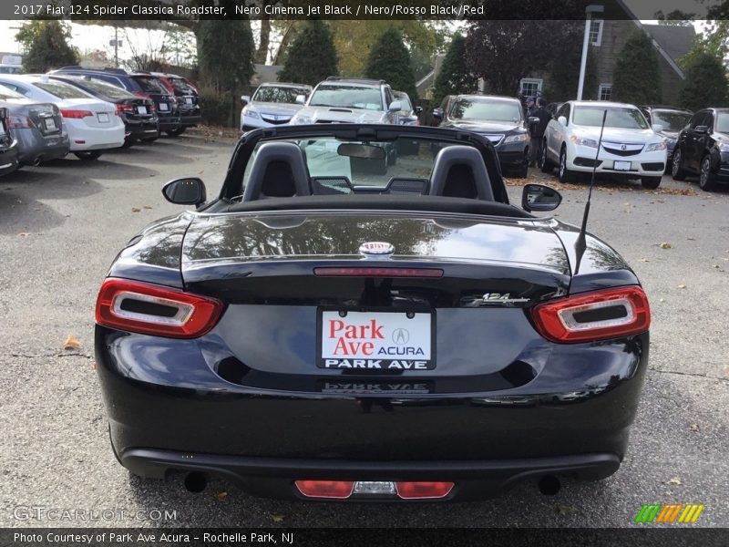 Nero Cinema Jet Black / Nero/Rosso Black/Red 2017 Fiat 124 Spider Classica Roadster