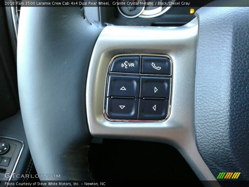 Granite Crystal Metallic / Black/Diesel Gray 2018 Ram 3500 Laramie Crew Cab 4x4 Dual Rear Wheel
