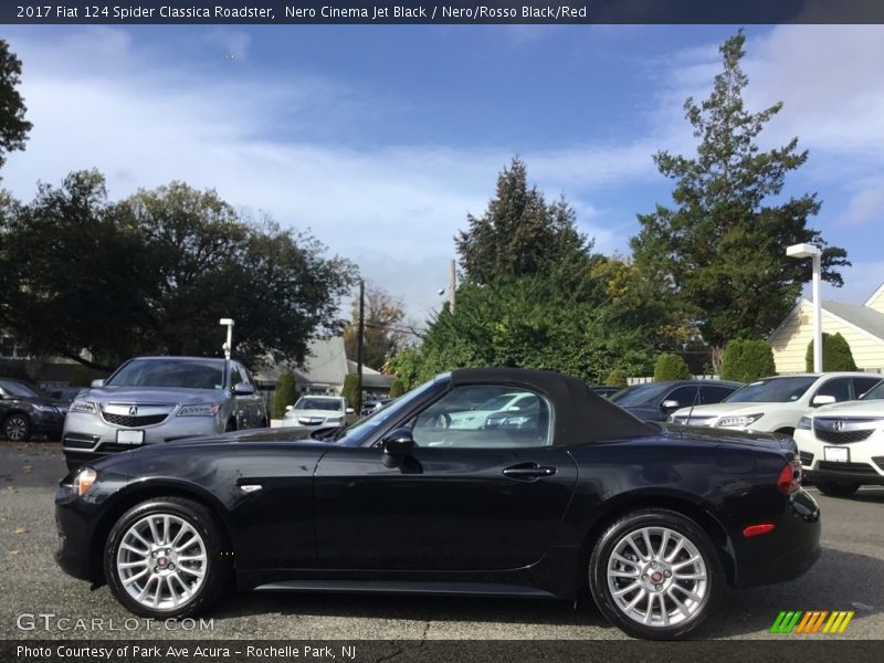 Nero Cinema Jet Black / Nero/Rosso Black/Red 2017 Fiat 124 Spider Classica Roadster