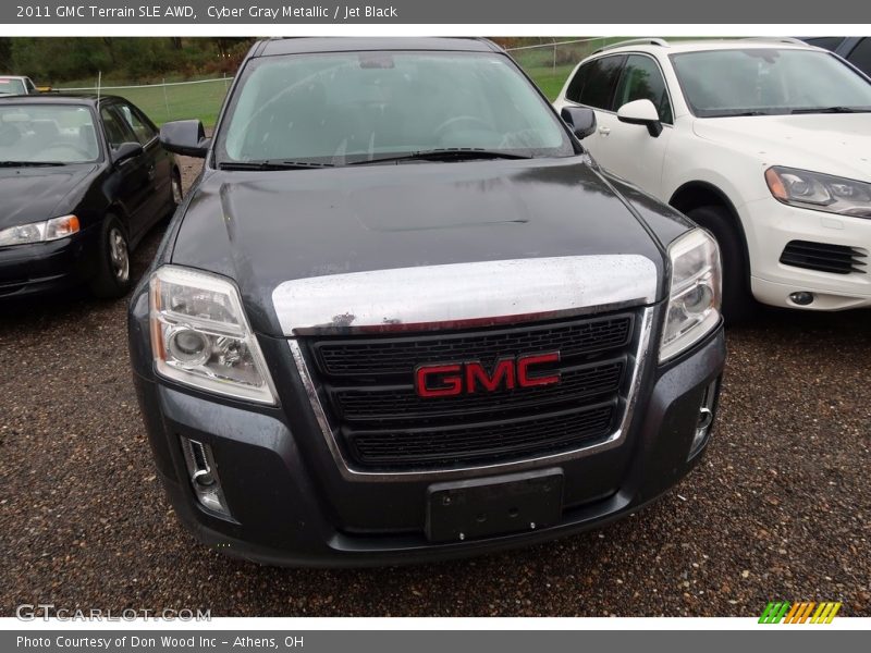 Cyber Gray Metallic / Jet Black 2011 GMC Terrain SLE AWD