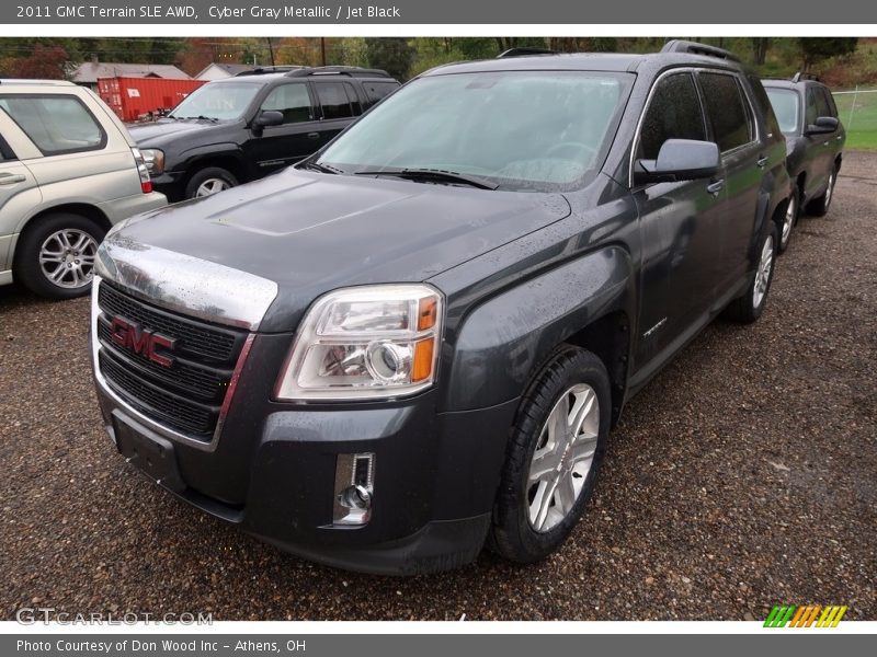 Cyber Gray Metallic / Jet Black 2011 GMC Terrain SLE AWD