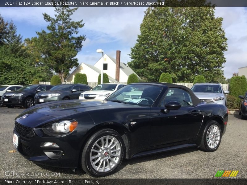 Nero Cinema Jet Black / Nero/Rosso Black/Red 2017 Fiat 124 Spider Classica Roadster