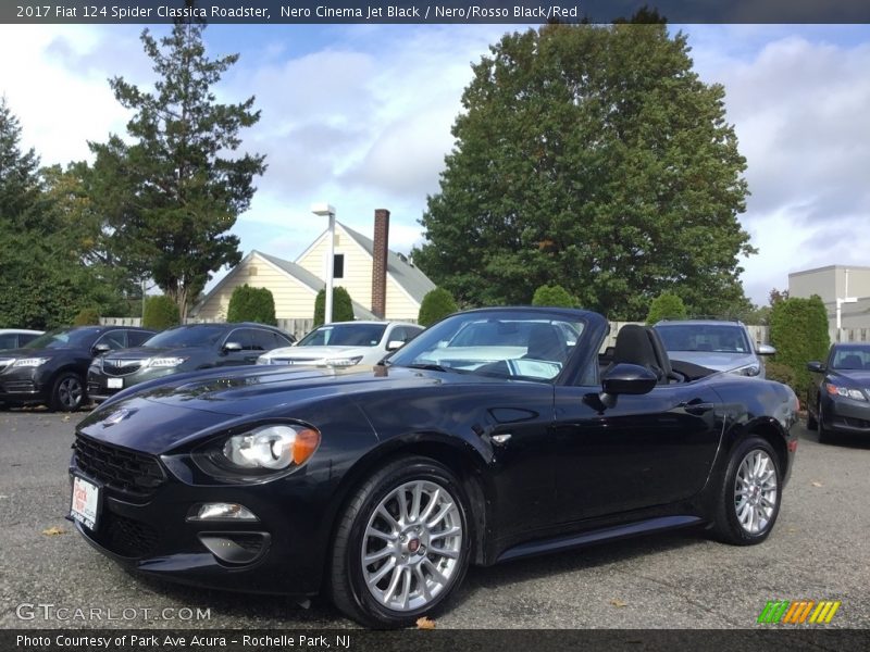 Nero Cinema Jet Black / Nero/Rosso Black/Red 2017 Fiat 124 Spider Classica Roadster
