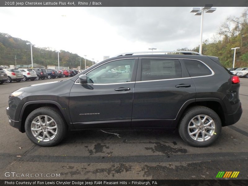 Rhino / Black 2018 Jeep Cherokee Latitude Plus 4x4