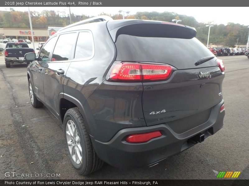 Rhino / Black 2018 Jeep Cherokee Latitude Plus 4x4