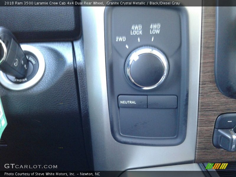 Granite Crystal Metallic / Black/Diesel Gray 2018 Ram 3500 Laramie Crew Cab 4x4 Dual Rear Wheel