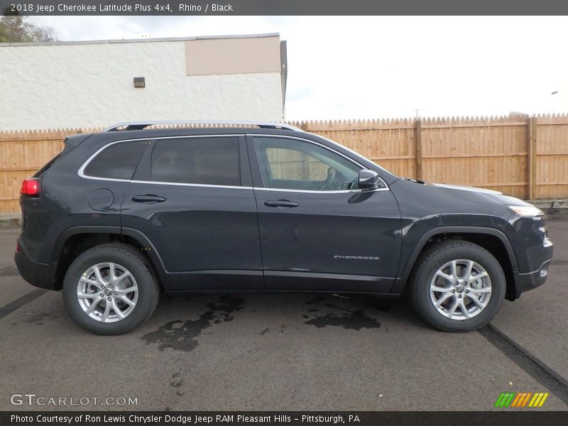 Rhino / Black 2018 Jeep Cherokee Latitude Plus 4x4