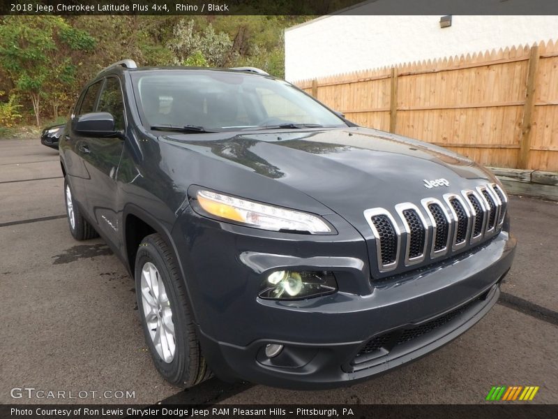 Rhino / Black 2018 Jeep Cherokee Latitude Plus 4x4