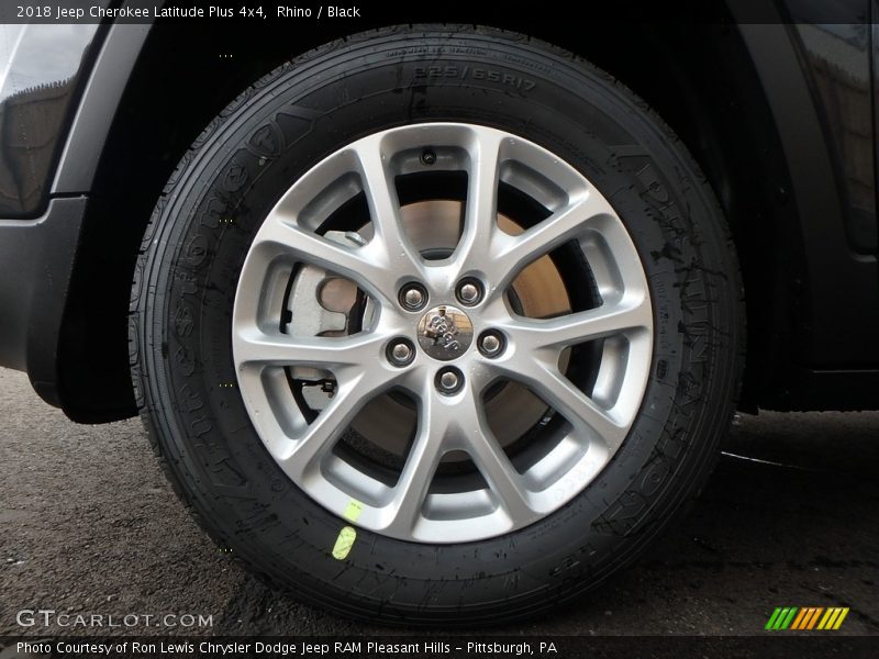 Rhino / Black 2018 Jeep Cherokee Latitude Plus 4x4
