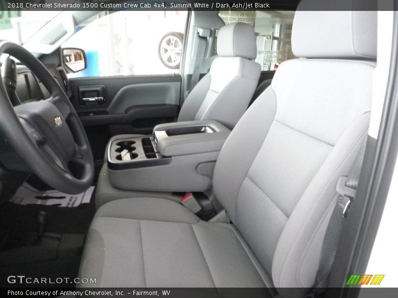  2018 Silverado 1500 Custom Crew Cab 4x4 Dark Ash/Jet Black Interior