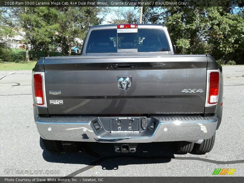 Granite Crystal Metallic / Black/Diesel Gray 2018 Ram 3500 Laramie Mega Cab 4x4 Dual Rear Wheel