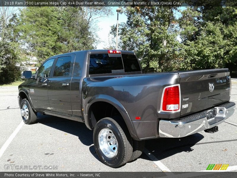 Granite Crystal Metallic / Black/Diesel Gray 2018 Ram 3500 Laramie Mega Cab 4x4 Dual Rear Wheel