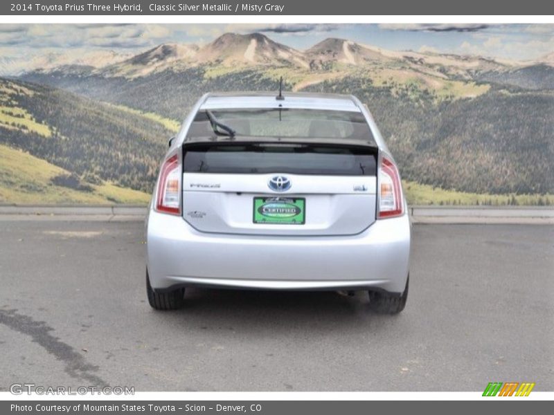 Classic Silver Metallic / Misty Gray 2014 Toyota Prius Three Hybrid