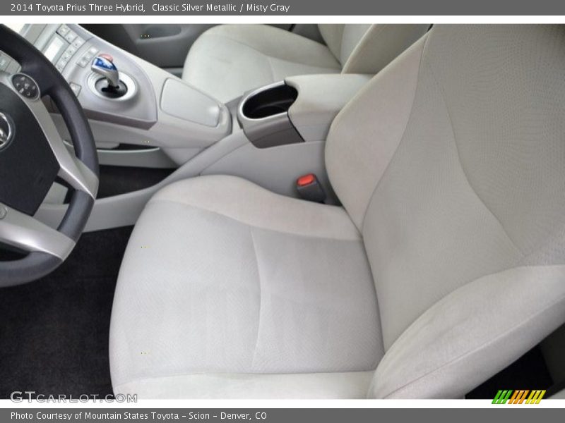 Classic Silver Metallic / Misty Gray 2014 Toyota Prius Three Hybrid